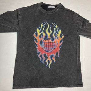 Adika Women’s Long Sleeve Black Shirt Sz L